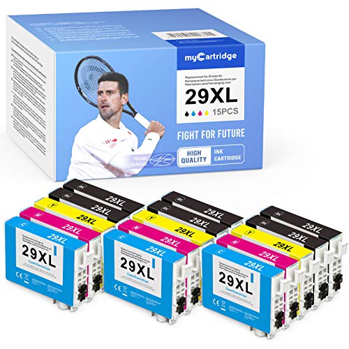MyCartridge 15 compatibele Epson 29 XL inktcartridges voor Epson Expression Home XP-235, XP-245, XP-247, XP-332, XP-335, XP-342, XP-345, XP-432, XP-435, XP-442, XP-445.