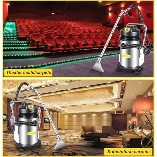 Nettoyeur de tapis portable – Aspirateur extracteur de nettoyage en profondeur pour tapis, canapé, rideaux et détails de voiture – Puissant, léger et facile à utiliser pour le nettoyage de la maison