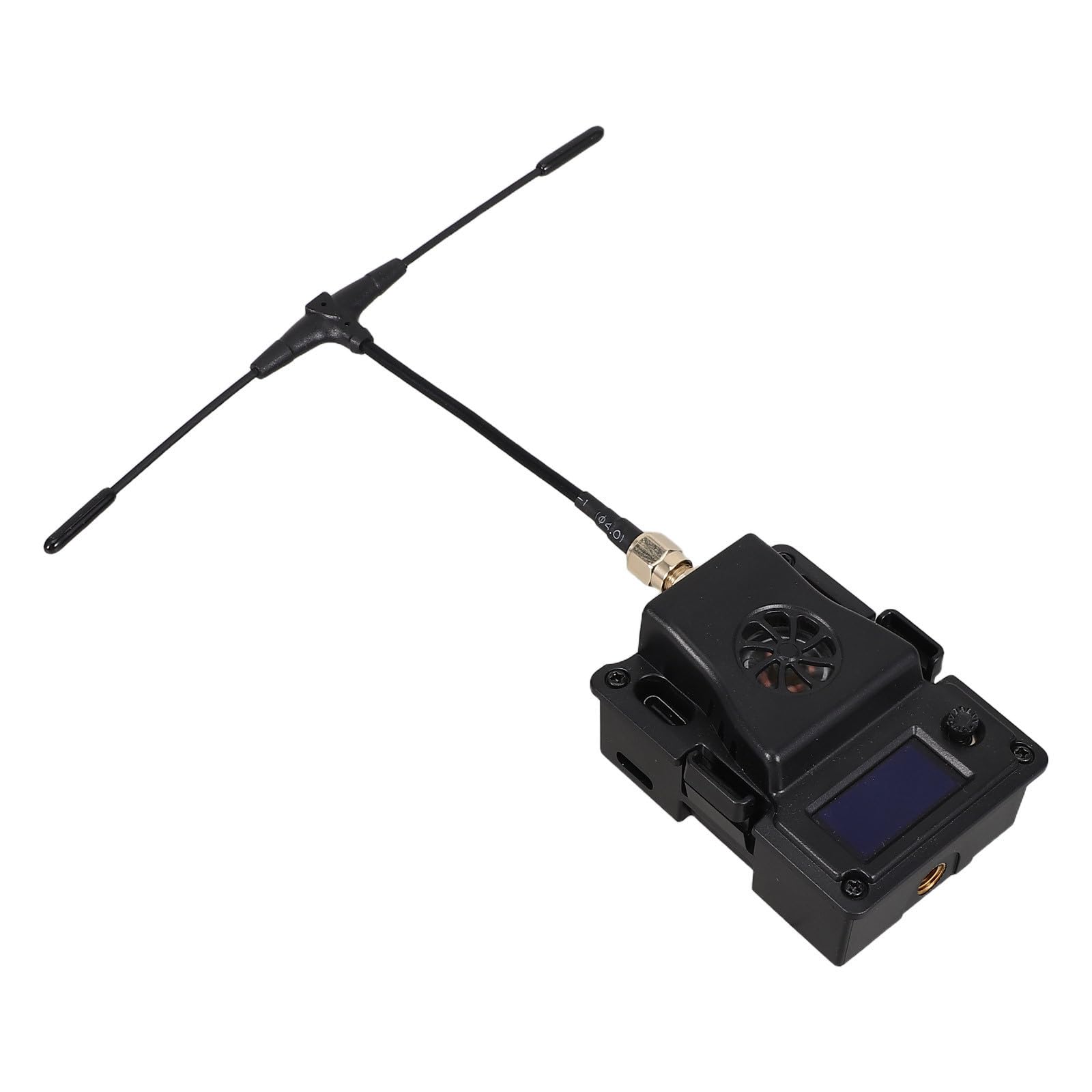Ricevitore Hf con Antenna per Drone Racing, Frequenza 915 Mhz, Nero