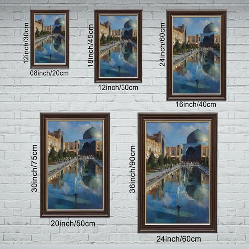 Tableau mosquée persane Ispahan pour habiller un mur de salon