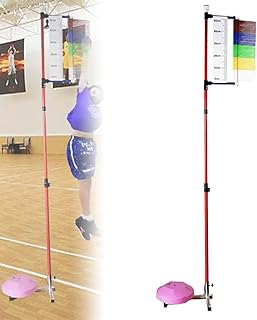 FENGSSLL Vertical Jump Tester 3.9-11.5 Feet Vertical Jump Tester with Stable Base, Basketball Volleyball Spike Coach Challenger, Physical Training Coordination