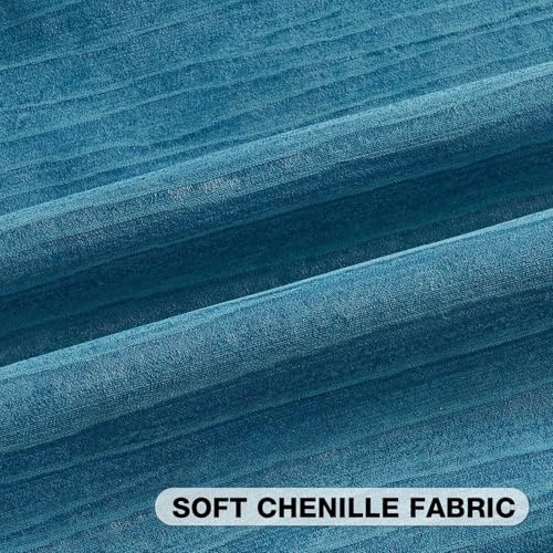 Housse de coussin super doux 60x60 cm bleu Hermès de qualité - 3