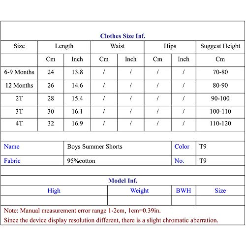 Toddler Baby Boy Elastic Waist Pull On Cotton Shorts for Littler Kids Boys Short Pants Summer Clothes2