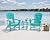 POLYWOOD Nautical Curveback Adirondack Chair, Heavy Duty HDPE Outdoor Patio Furniture, Fire Pit Chair for Deck, Lawn, Garden, Made in USA