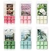 Spring & Summer Scented Wax Melts, Soy Wax Cubes for Wax Warmer, Flower and Leaf Scented Wax Melts, 6 x2.5oz
