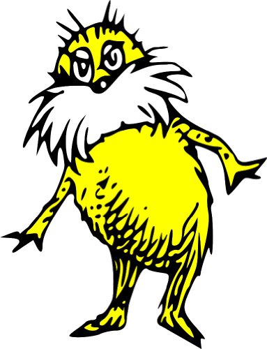 Wall LORAX CHARACTER Kids Room Cartoon Decal MCARTWORK STICKERS