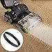 2 Pack Vacuum Belts Replacement for Bissell ProHeat 2X Revolution Pet Carpet Cleaner, Vacuum Cleaner Belts Parts 1606428, Fit Models: 1986,1548,1548F,1550,1551,1964,2007,2007P