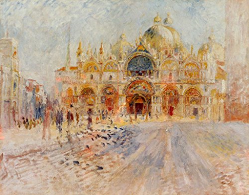 Kunst für Alle Impresión artística/Póster: Pierre Auguste Renoir The Piazza San Marco Venice 1881