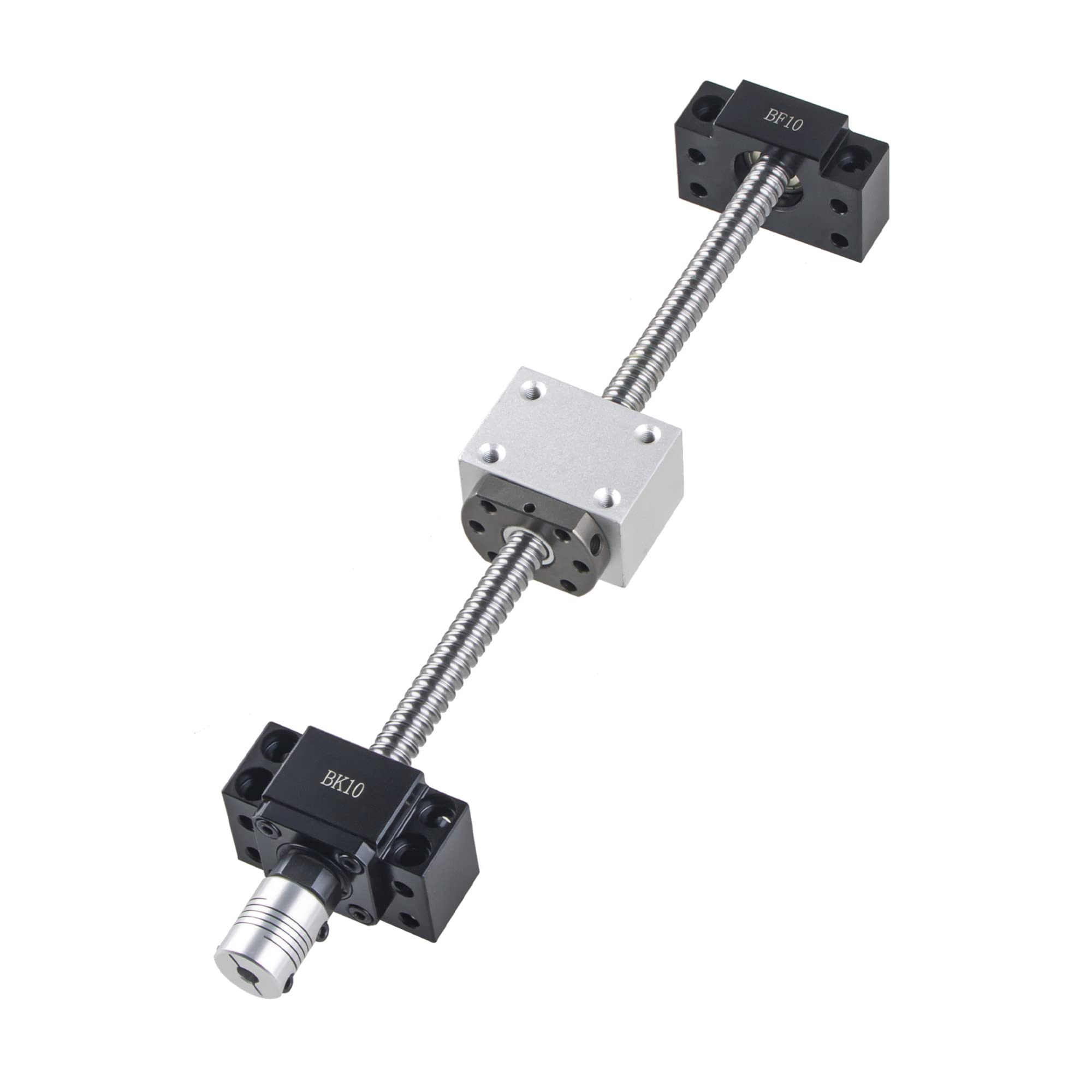 ANWOK 1Set Ball Screw SFU1605/1000mm Ballscrew with Metal Ballnut + BK/BF12 End Support + Coupler, Length 1000mm/39.37 inch Diameter 16mm Pitch 5mm with End Machined — Amazon image 9
