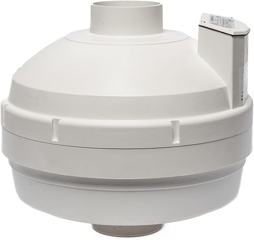 Miniatura 3 de Festa AMG Eagle Extreme EC - Ventilador de radón silencioso y eficiente energéticamente de 304 CFM, ventilador en línea con sistema de mitigación de