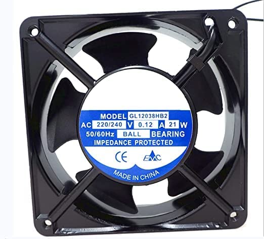 220V 0.12A 21W 12038 Cooling Fan 120X120X38mm