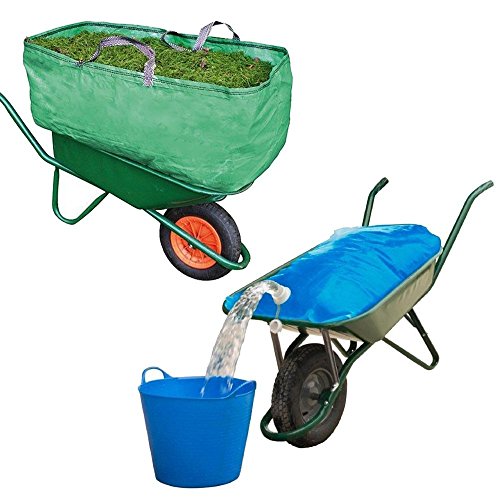 Preisvergleich Produktbild spares2go Konstruktion / Building Wasser Container 80L Ausgießer & 270L Strong Schubkarre Tragetasche