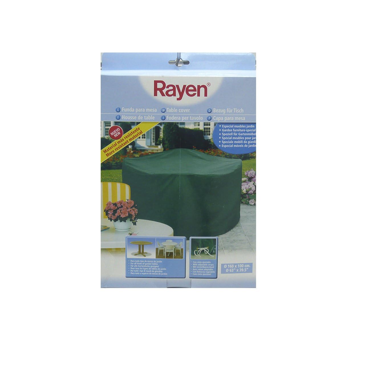 Rayen, copertura per mobili da giardino: per tavolo, multicolore