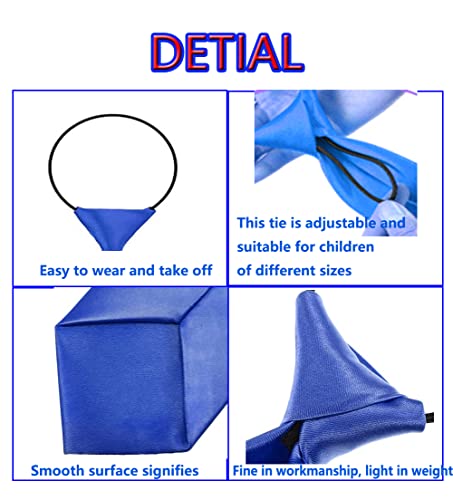 4 Pieces Boys Pre-tied Elastic Neck Strap Necktie for Kids Toddlers3