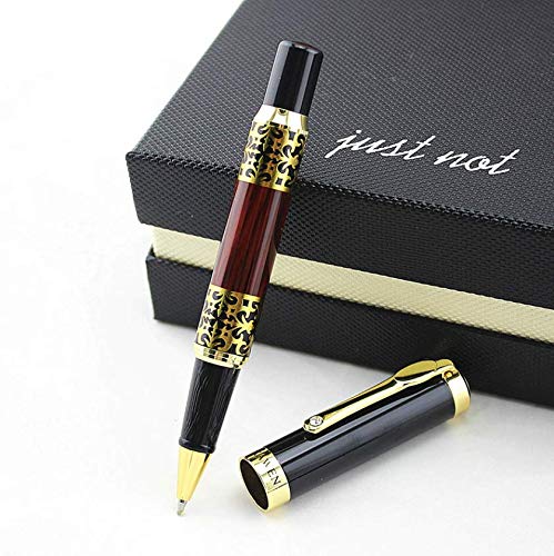 Image of HAYMAN 24 CT Gold Plated Roller Ball Pen with Box - Elegant Executive Gift (P-144)