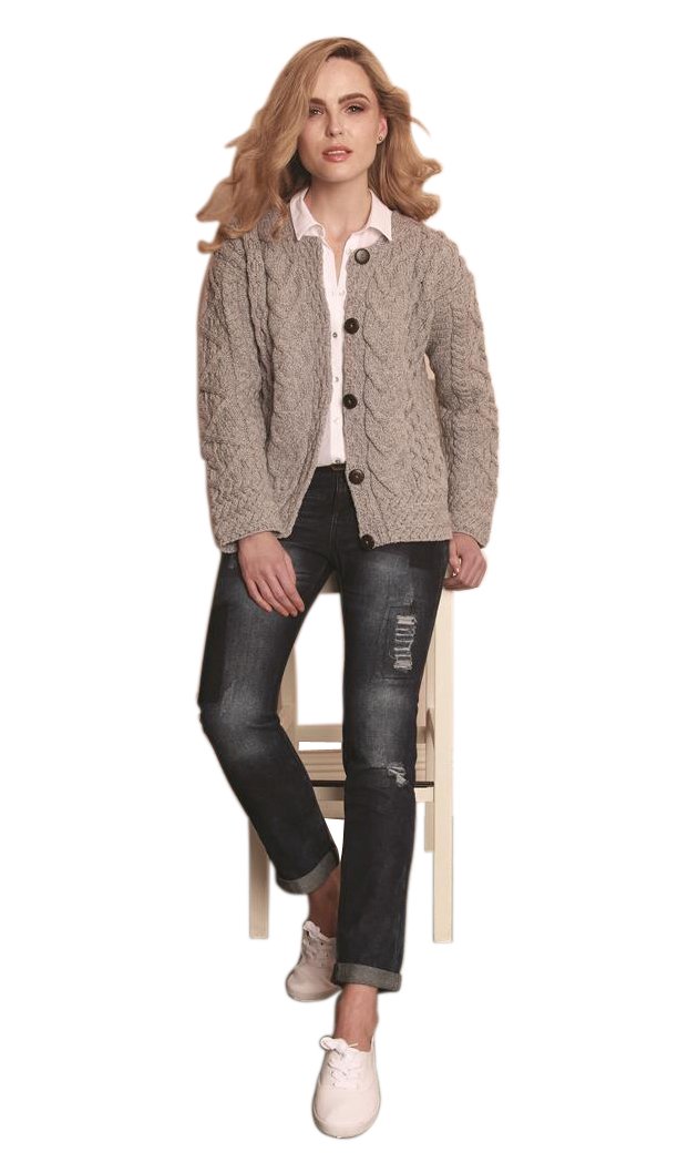 Cable Knit Fashion Cardigan Wicke