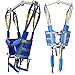 Patient Lift Sling Harness Sitting Transfers Standing Aids Walking Assistance Gait Belts Straps Seats Supports Different Body Types Mobility Exercisers Blue