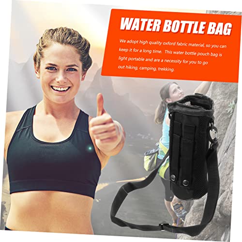 Pochette pour bouteille d'eau avec sangle réglable de transport pour rando - 4