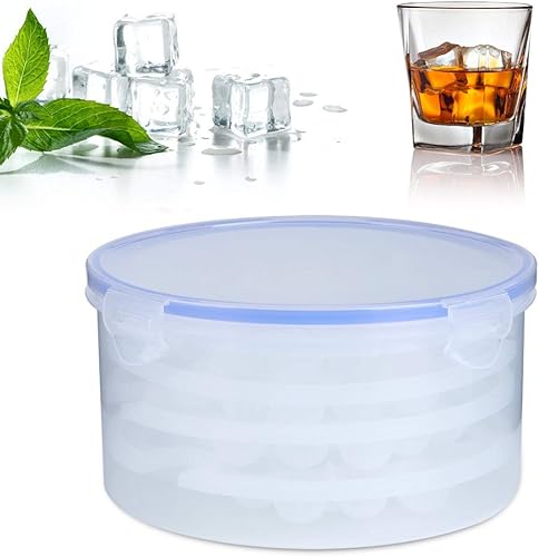 Miniatura 3 de Fydun Flexible Silicone Round Ice Machine Ice Tray Making Box Wide Range Of Uses (#11)