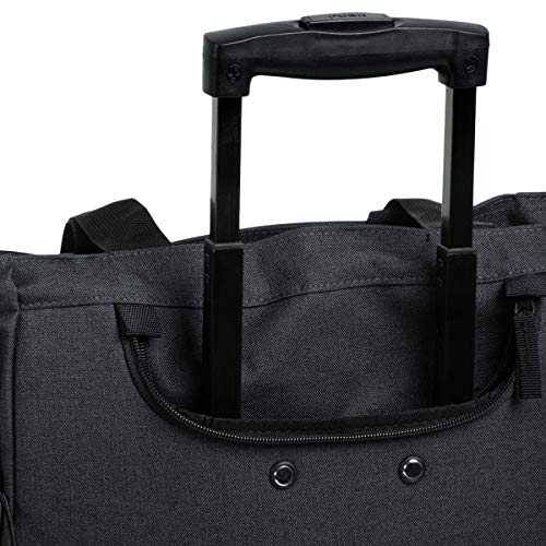 Punta® Einkaufstrolley 33L Schwarz | Einkaufstrolley modern mit Skater-Rollen – leise &...