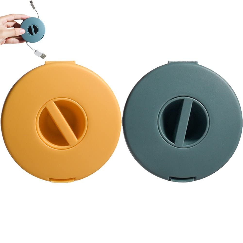 Baokuan Portable Reusable Cable Clips Charger Cord Roller Organizer Earphone Line Tidy Holder Cable Management Winder