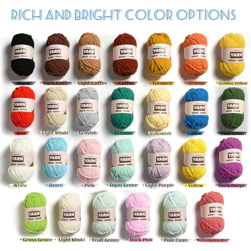 Image of 2 Packs Plush Chenille Chunky Crochet Yarn - Baby Yarn for Crocheting Soft - Velvet Yarns Knitting for Blankets Crafts - Fluffy Amigurumi Yarns 100g /131yds (2 Pink)