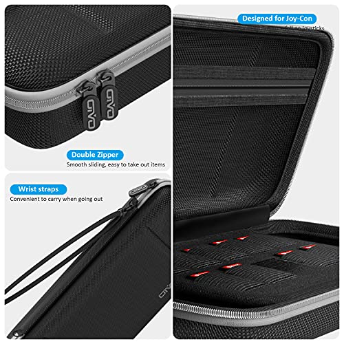 OIVO-Switch-Carrying-Case-for-Nintendo-Switch-OLED-Mode-Protable-Travel-Case-Cover-with-Game-Card-Slots-Upgraded-Console-Stand-Holder-for-Nintendo-SwitchSwitch-OLED-Accessories