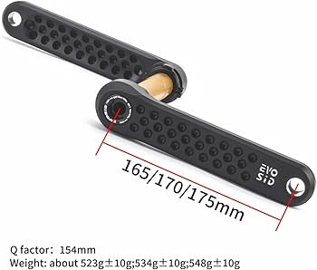 Amazon | GXP MTB 中空ワンピース クランクアームセット 160mm 165mm