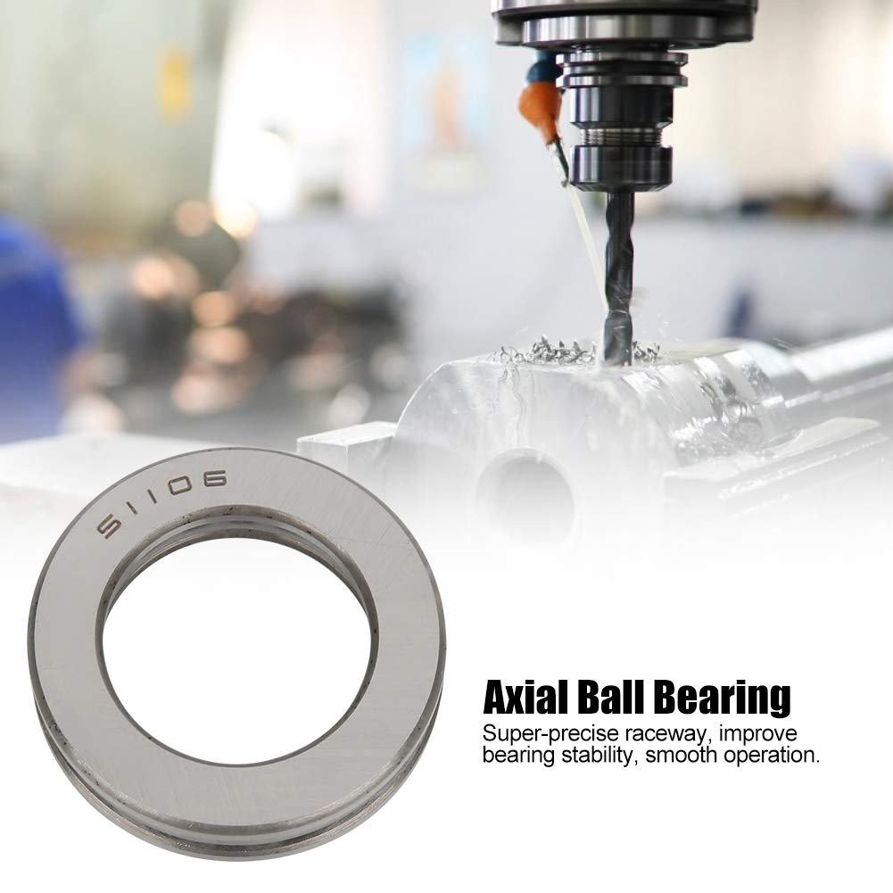 Cuscinetti A Sfera Spinta Acciaio - 5 Pezzi, Per Meccanica Industriale, Modello 51201 - Foto 3