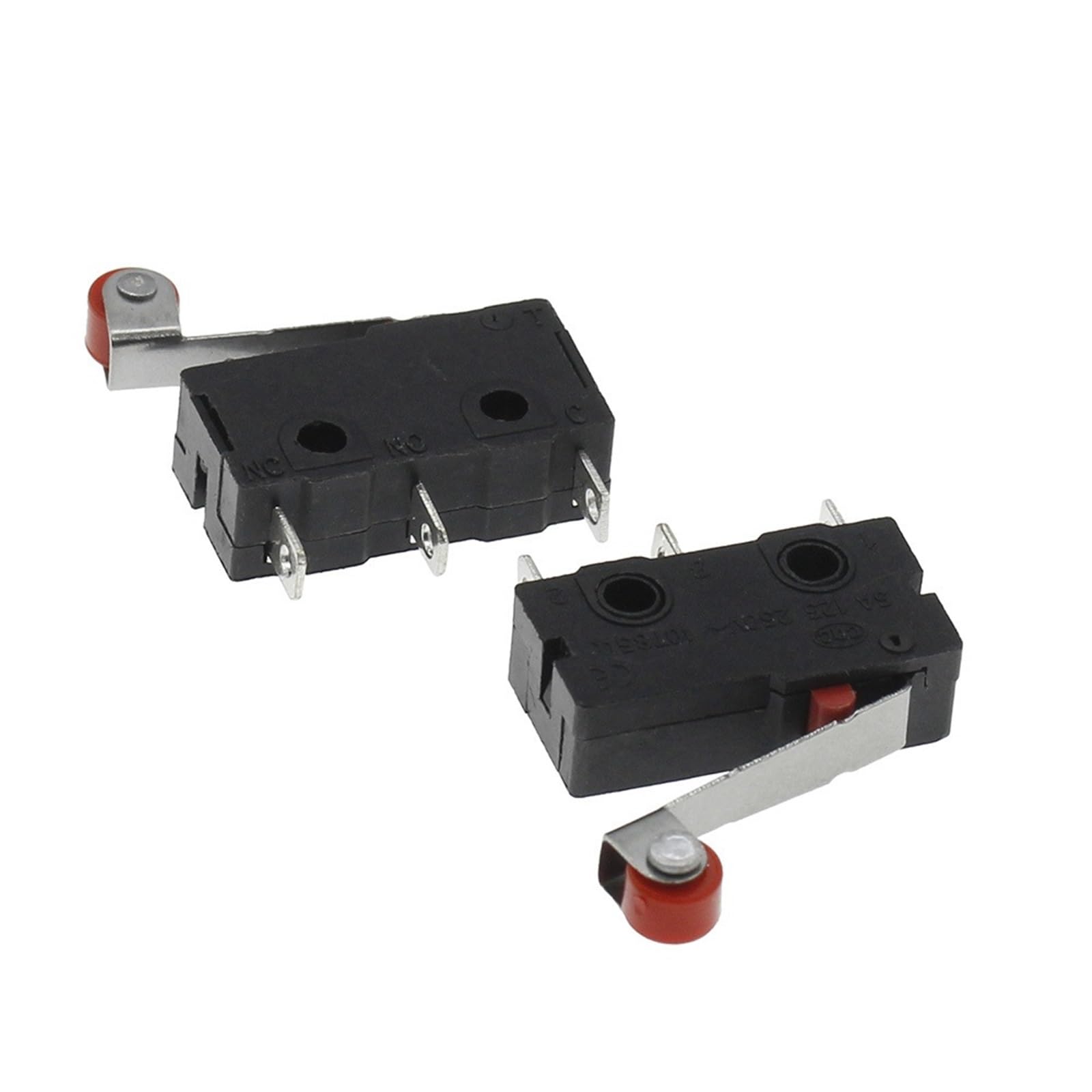 Mini microinterruptor de 3 pines con interruptor de límite de rodillo, 50 unidades