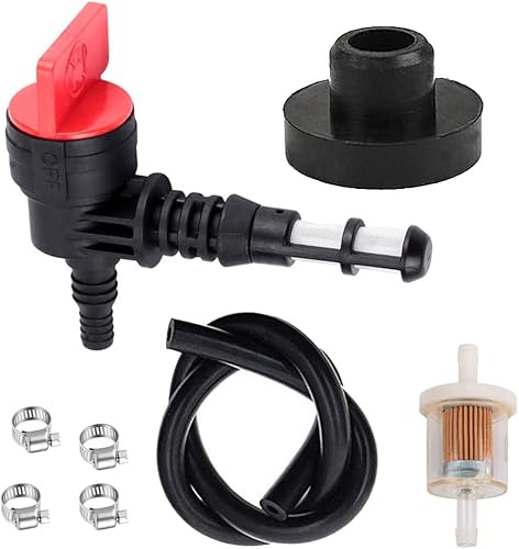 Filtro de combustible de válvula de apagado de combustible 192980GS compatible con BS 78299GS 80270GS Kohler 25 462 03-S Troy-Bilt 3500 3750 500