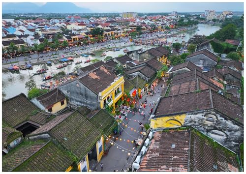 Old City Hoi an Vietnam 1000 Piece Jigsaw Puzzle, Premium