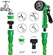niboameu Gartenschlauch Flexibel, Wasserschlauch Dehnbar Flexibler Gartenschlauch 30 m mit 7 Funktionen Garten Handbraus, Schlauch Flexibel Bewässerung für Garten Haustier Autowäsche (100 Fuß, grün)