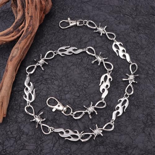 Image of Pants Chains Layer Metal Chain Waist Wallet Keychain Jeans Chains for Men Women Daily Wear
