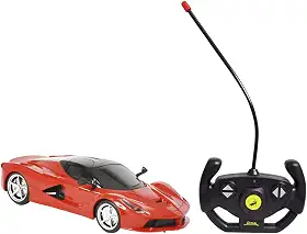 Carrinho de Controle Remoto Sport 4 Funções 1:20 com Luz e Som, DM Toys