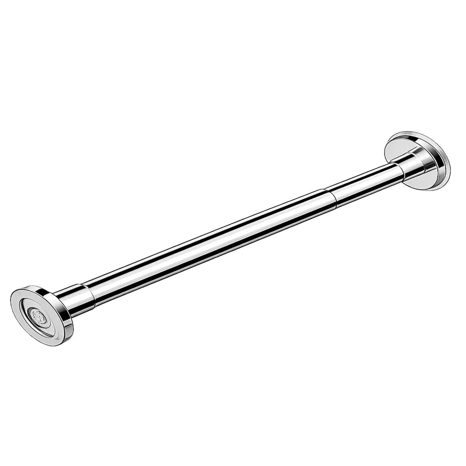 28-138 in Adjustable Tension Shower Curtain Rod, Stainless Steel Shower Curtain Rod No Drill for Bathroom Wardrobe(100-150cm/39-59in)