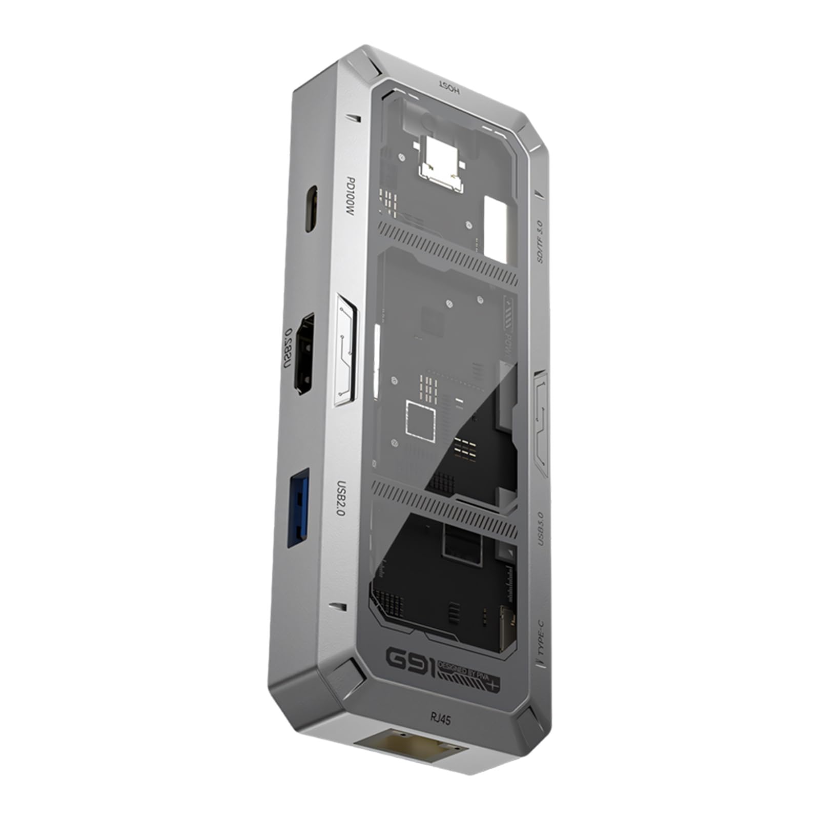 Base USB C 9 en 1 con lector de tarjetas y salida de video 4K que mejora la multitarea y el adaptador USB de eficiencia