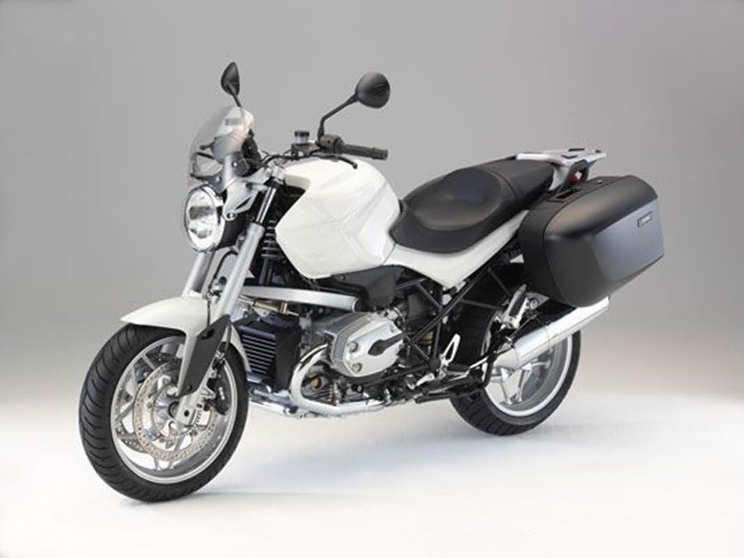 Youmero Motorrad Windschutzscheibe Für BMW R1200R 2006-2014 - Universeller Windschutz In Weiß