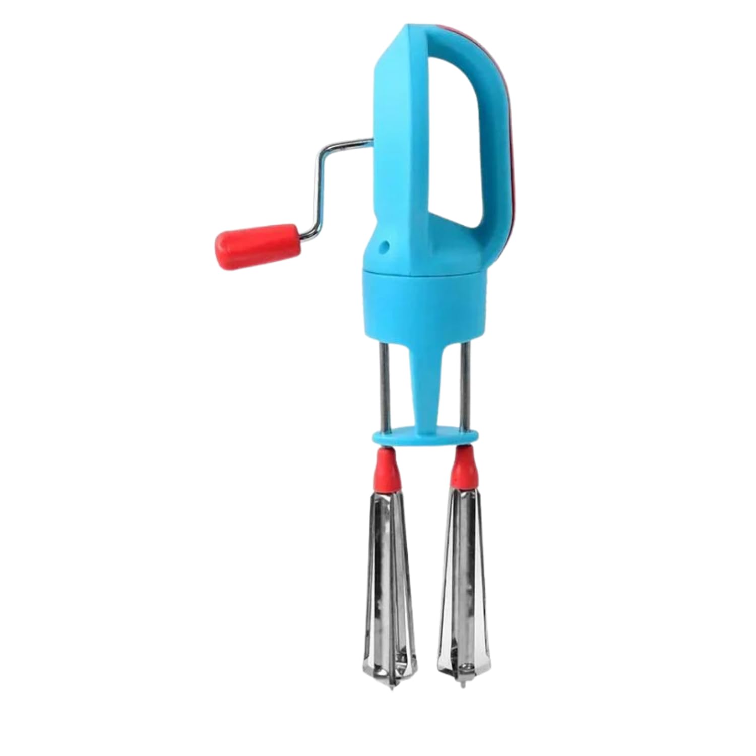 Exxelo (𝟓 𝐘𝐞𝐚𝐫 𝐖𝐚𝐫𝐫𝐚𝐧𝐭𝐲) Hand Blender Beater Mixer – Stainless Steel & Plastic Manual Egg Beater, Cream Whisk, Cake Batter Mixer | Lightweight, Easy-Grip Handle, Durable Kitchen Tool-image-44