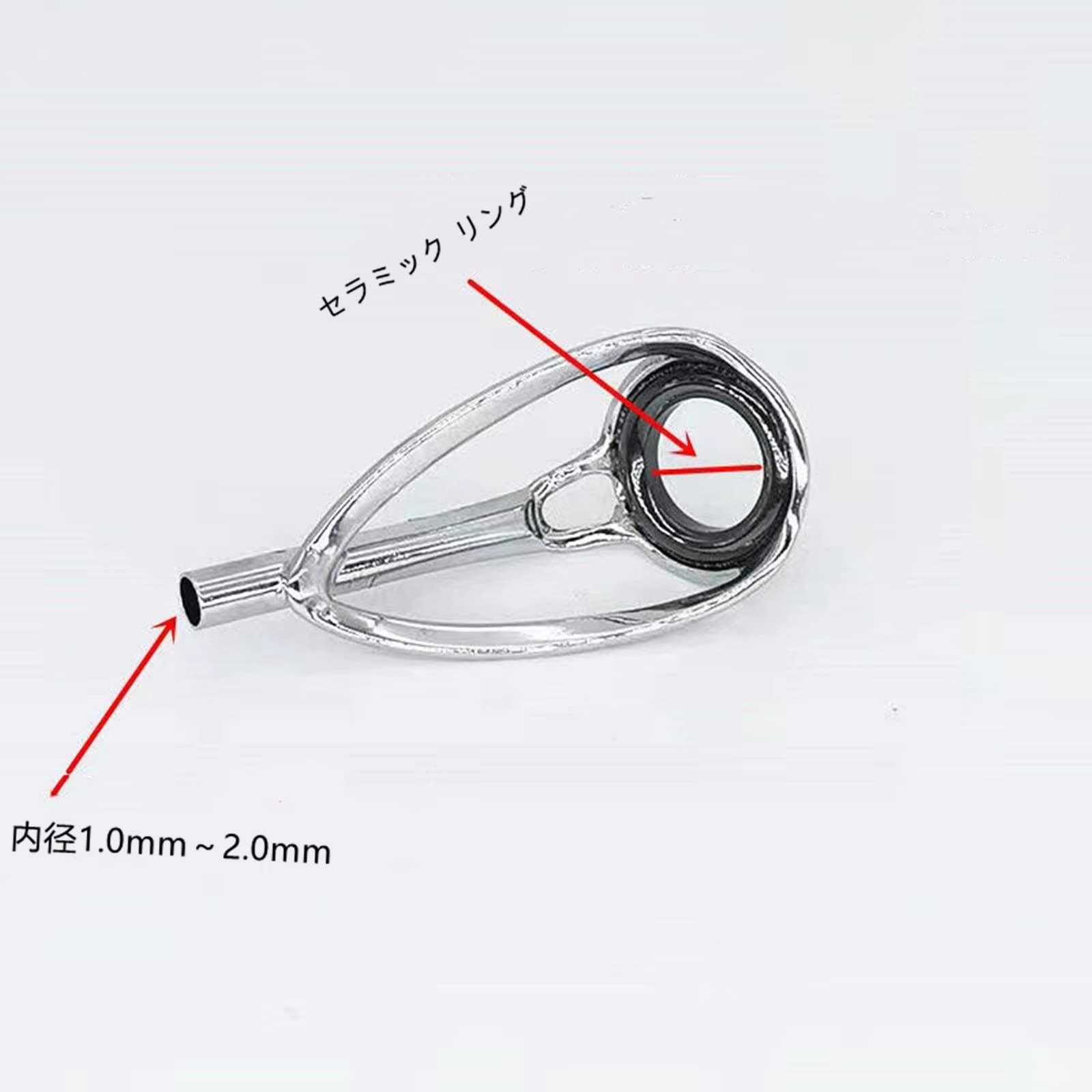ＲＣＳ　＃1番穂先6本 Amazon | YINKE トップガイド ロッドガイド 18個セット 内径1.0