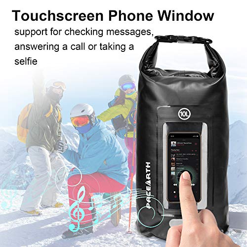image for PACEARTH Snow Splash Proof Dry Bag, 10L 20L 30L Dry Storage Bag Backpa