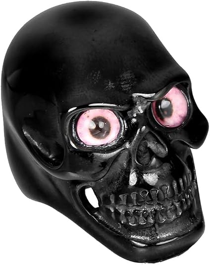 HIJONES Men's Jewelry Stainless Steel Skull Ring