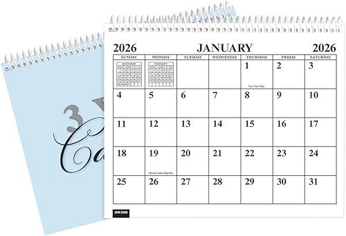 Miniatura 1 de Agenda con calendario de notas de 3 años, organizador de horario mensual, 8 ½ x 11 pulgadas, 2023-2025