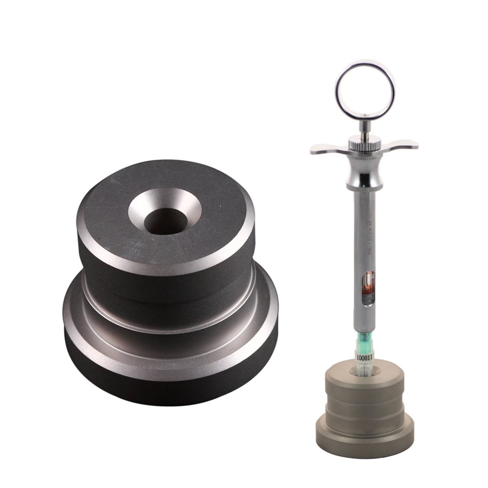 Easyinsmile Needle Station for Dental Aspiring Syringe Stainless Steel Stand Holder Base