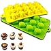 Silicone Molds, SENHAI 3 Pack Candy Chocolate Mold Ice Cube Trays Non-Stick Baking Molds for Making Cake Muffin Cupcake Gummies Cookies Jelly - Star, Heart & Seashell Shape, Fun