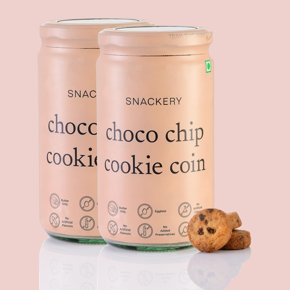 See full amazon price history chart for Snackery Choco Chip Cookie Coins, 150 gm, Individually Wrapped, Calcium, Potassium, Antioxidants, Jar of Happiness(Pack of 2) Snackery Choco Chip Cookie Coins, 150 gm, Individually Wrapped, Calcium, Potassium, Antioxidants, Jar of Happiness(Pack of 2) (B0BKTCR94M) Amazon Price History, Amazon Price Tracker