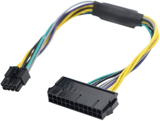 iHaospace 24 Pin to 8 Pin ATX Power Supply Adapter Cable for Dell Optiplex 3020 7020 9020
