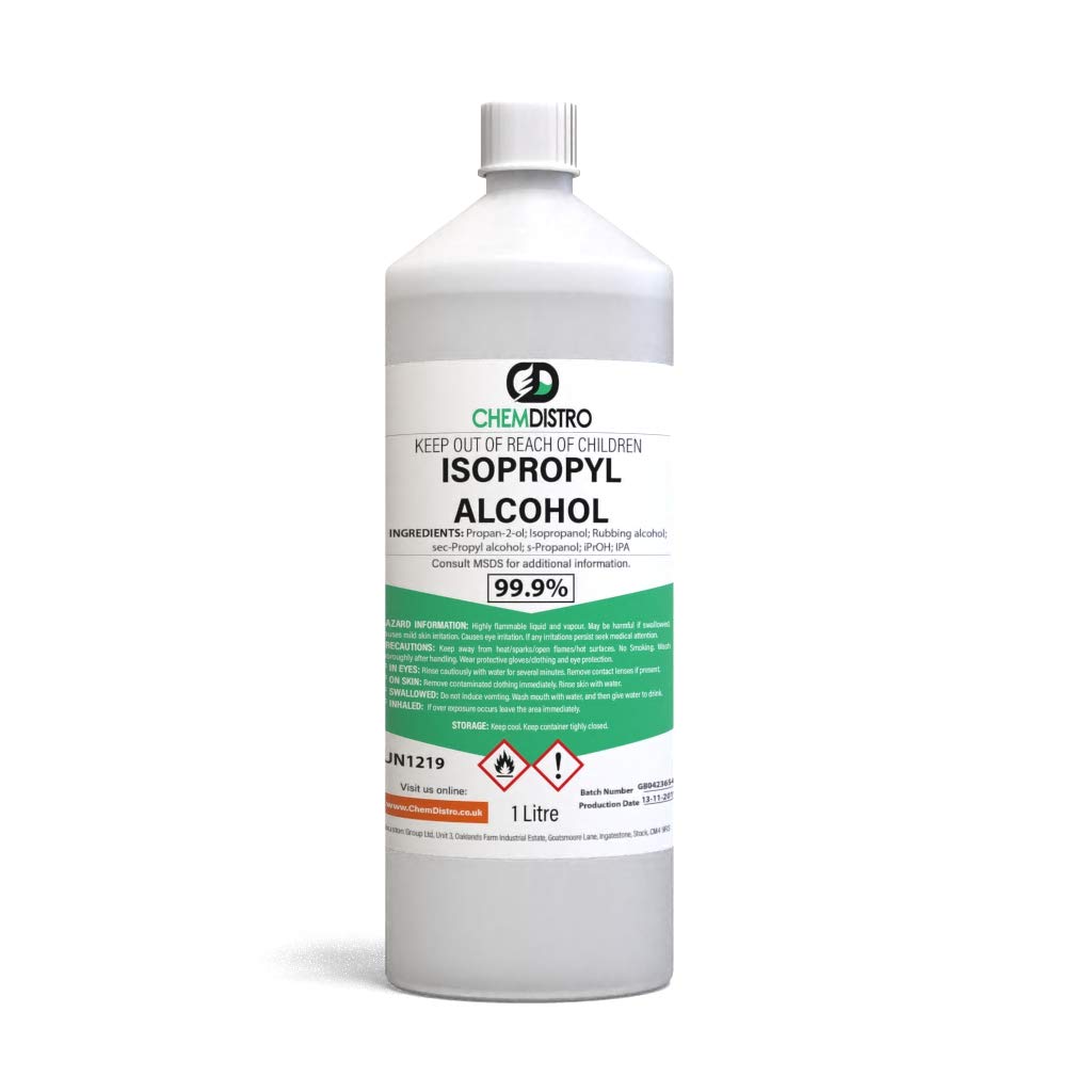 Buy ChemDistro Isopropyl Alcohol Lab Grade 99.9 Rubbing Alcohol 1
