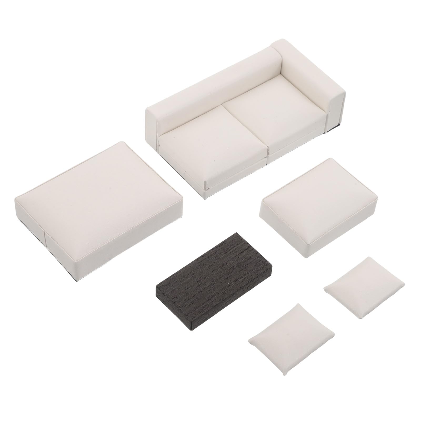 Yardwe Muebles para casa de muñecas: Sofá pequeño para Modelos en Miniatura de casa de muñecas a Escala 1:20 - Mini sofá de Juguete para Sala de Juegos o decoración de Fiestas