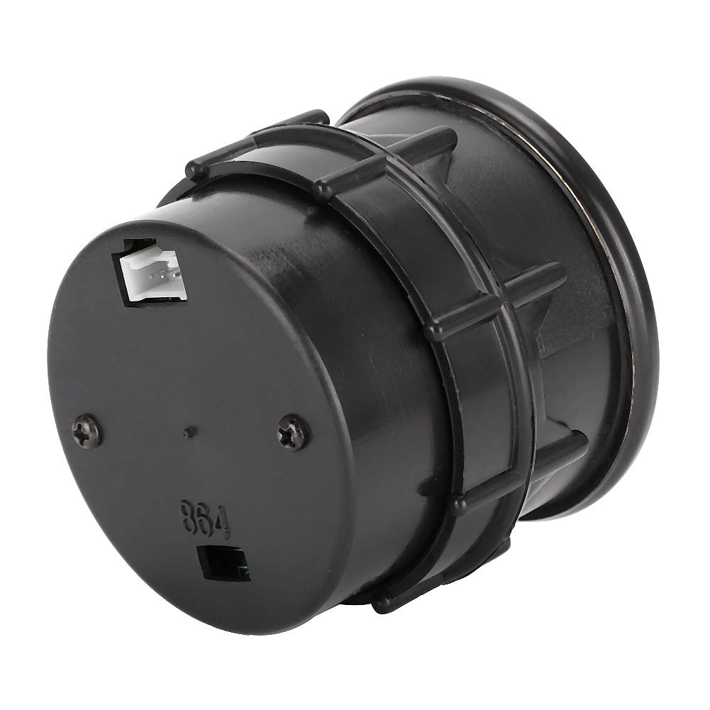 Qiilu Jauge de température de gaz d'échappement de voiture 2in 52mm, jauge de température de gaz d'échappement DC 12 V 7 couleurs Auto voiture numérique LED EGT mètre avec capteur